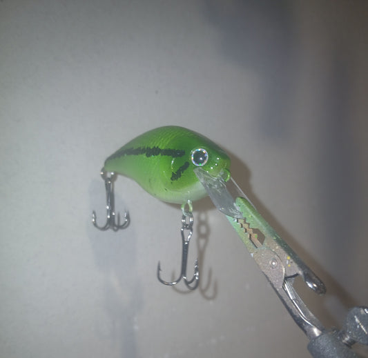 1.5 Square Bill in Largemouth Bass pattern.